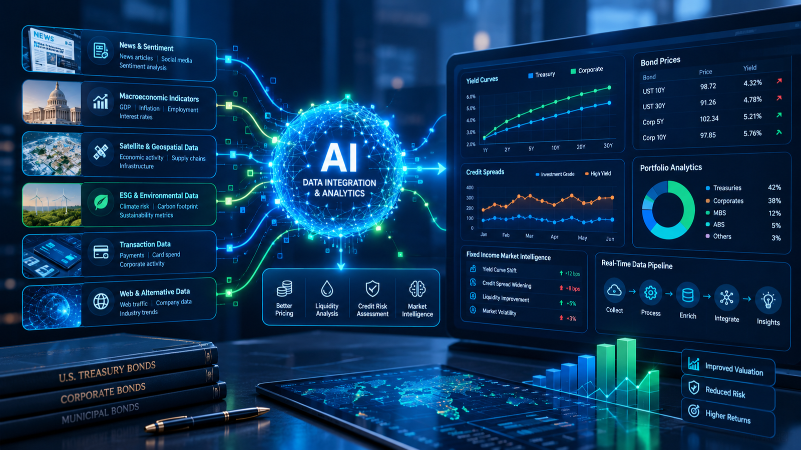 AI in Alternative Data Integration for Fixed Income Markets