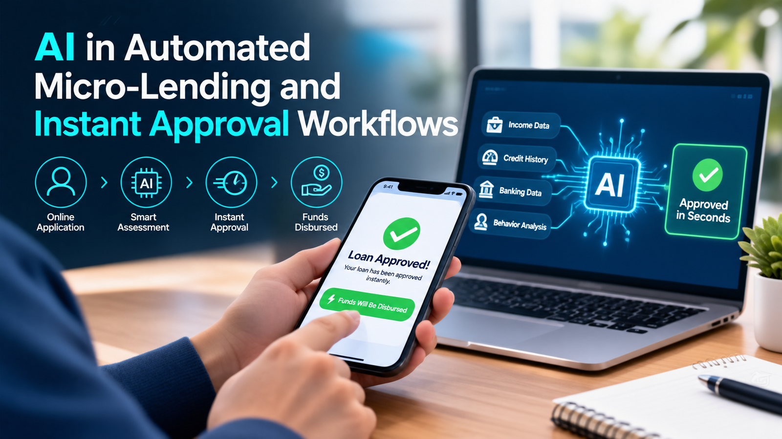 AI in Automated Micro-Lending and Instant Approval Workflows 1 AI in Automated Micro-Lending and Instant Approval Workflows