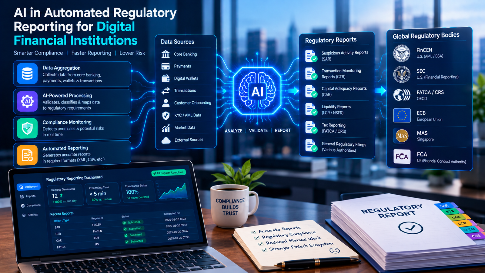 AI in Automated Regulatory Reporting for Digital Financial Institutions