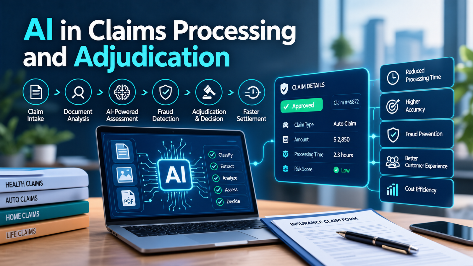 AI in Claims Processing and Adjudication: Trends and Future Predictions