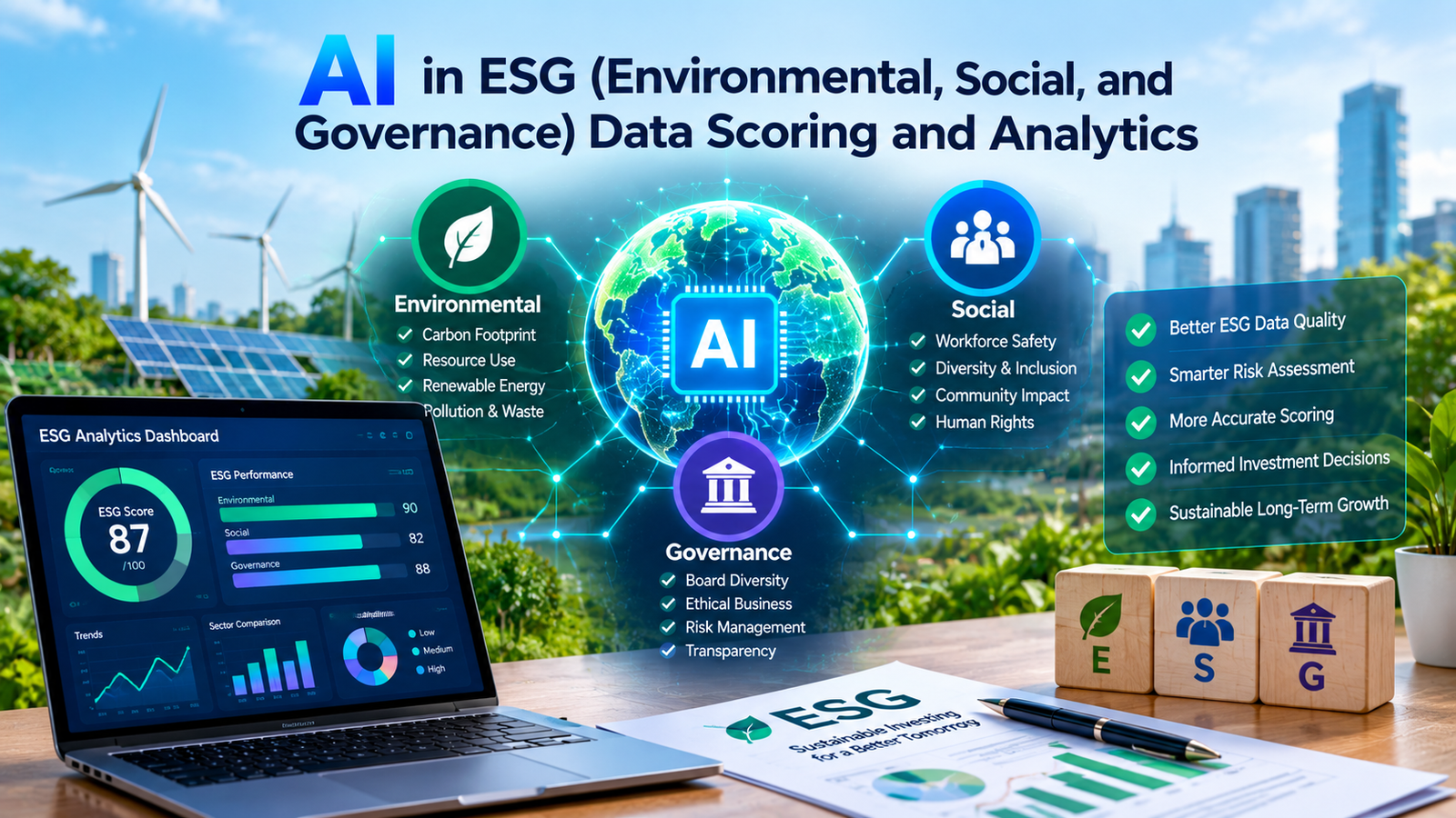 AI in ESG Data Scoring and Analytics