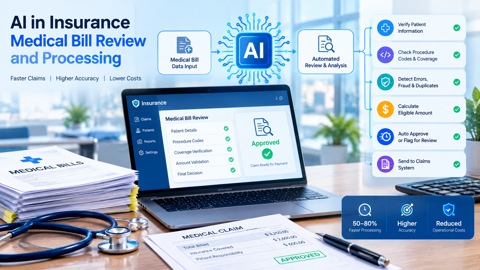 AI in Insurance Medical Bill Review and Processing