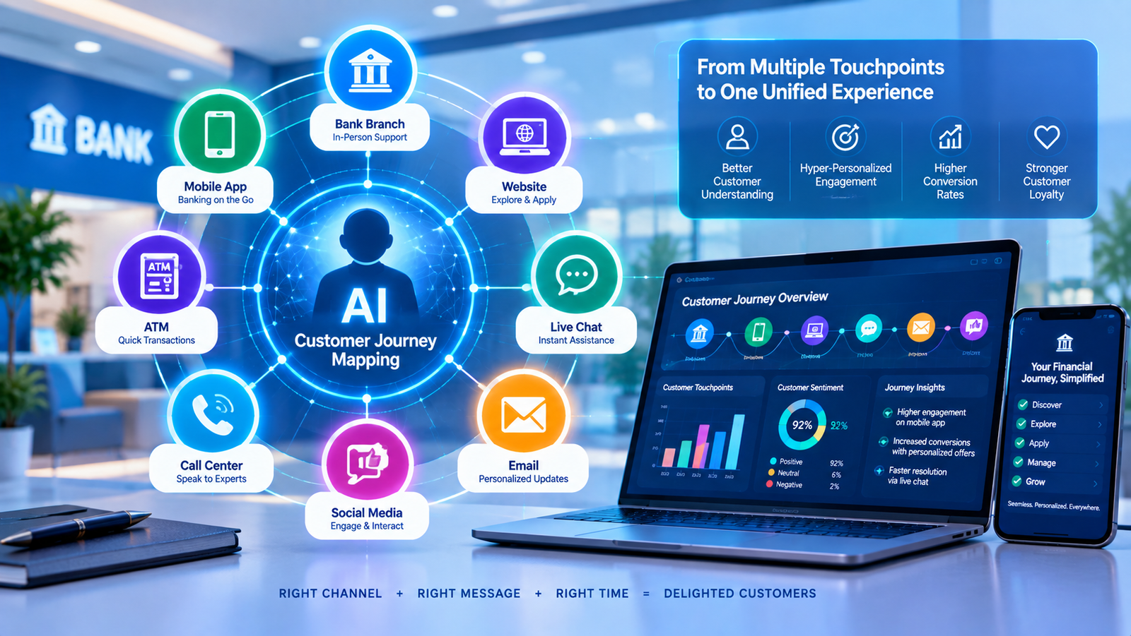 AI in Omnichannel Customer Journey Mapping in Banking