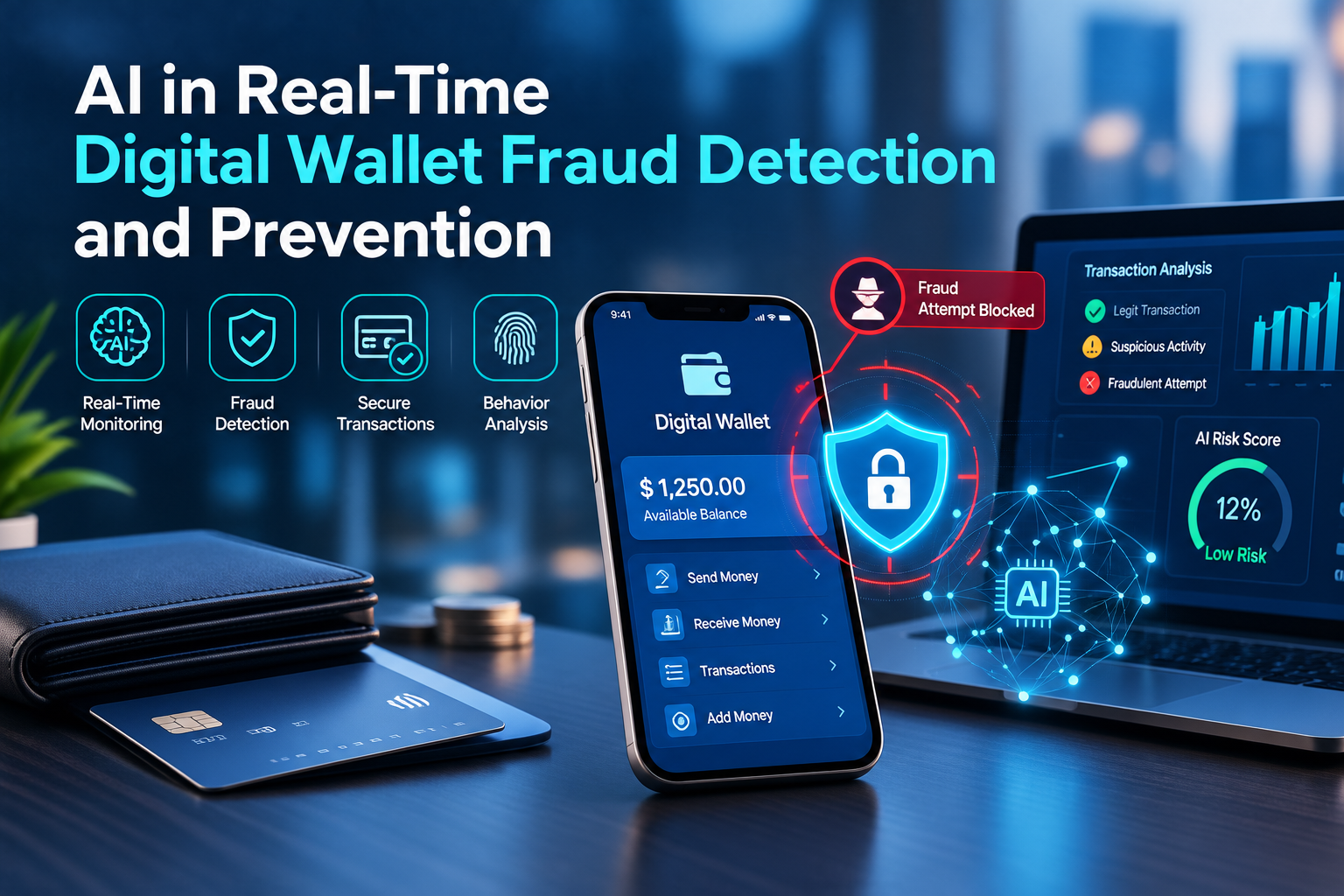 AI in Real-Time Digital Wallet Fraud Detection and Prevention