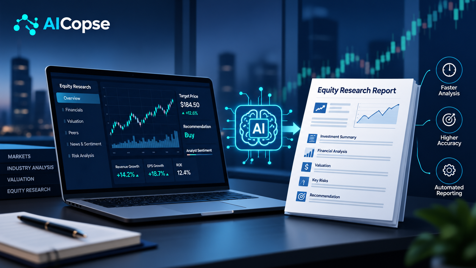 AI in Sell-Side Equity Research and Automated Report Generation
