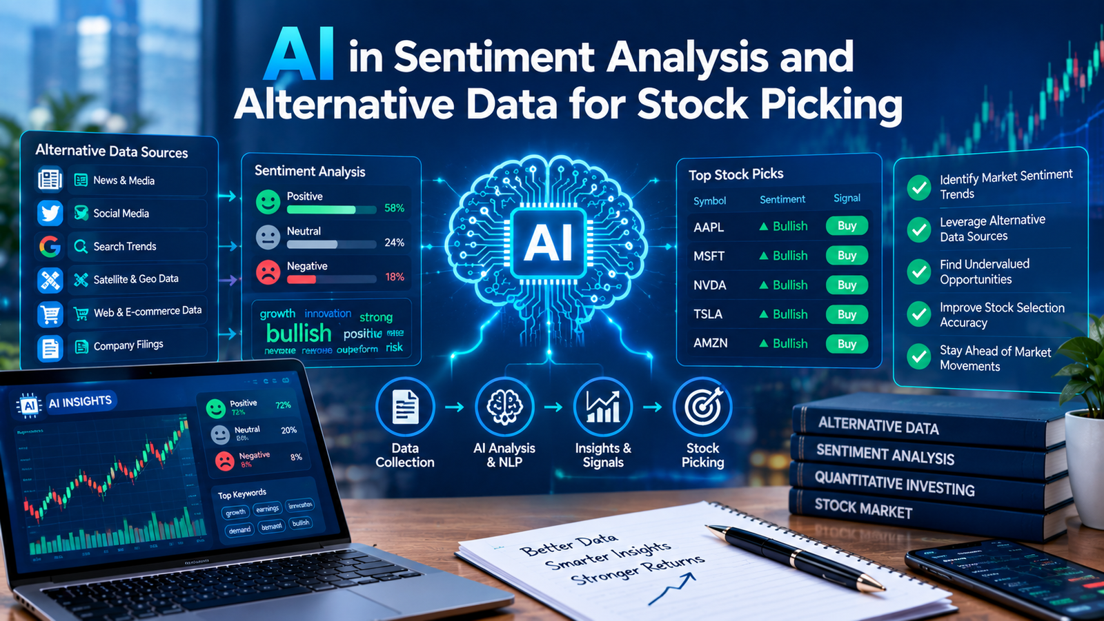 AI in Sentiment Analysis and Alternative Data for Stock Picking