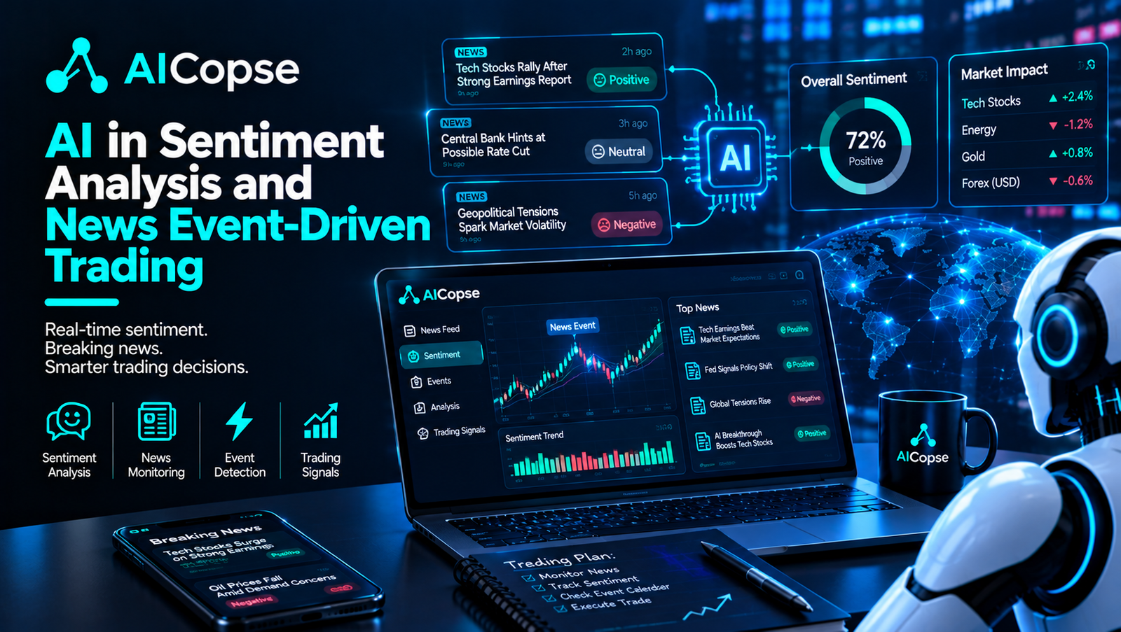 AI in Sentiment Analysis and News Event-Driven Trading