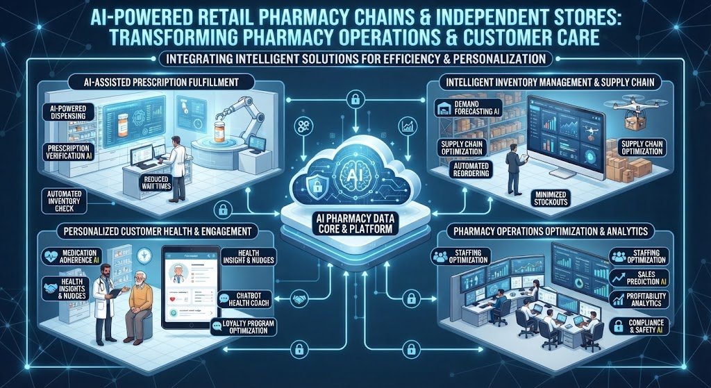 Ai in Retail Pharma Chains & Independent Stores: Current Trends & Future Predictions 1 Ai in Retail Pharma Chains & Independent Stores