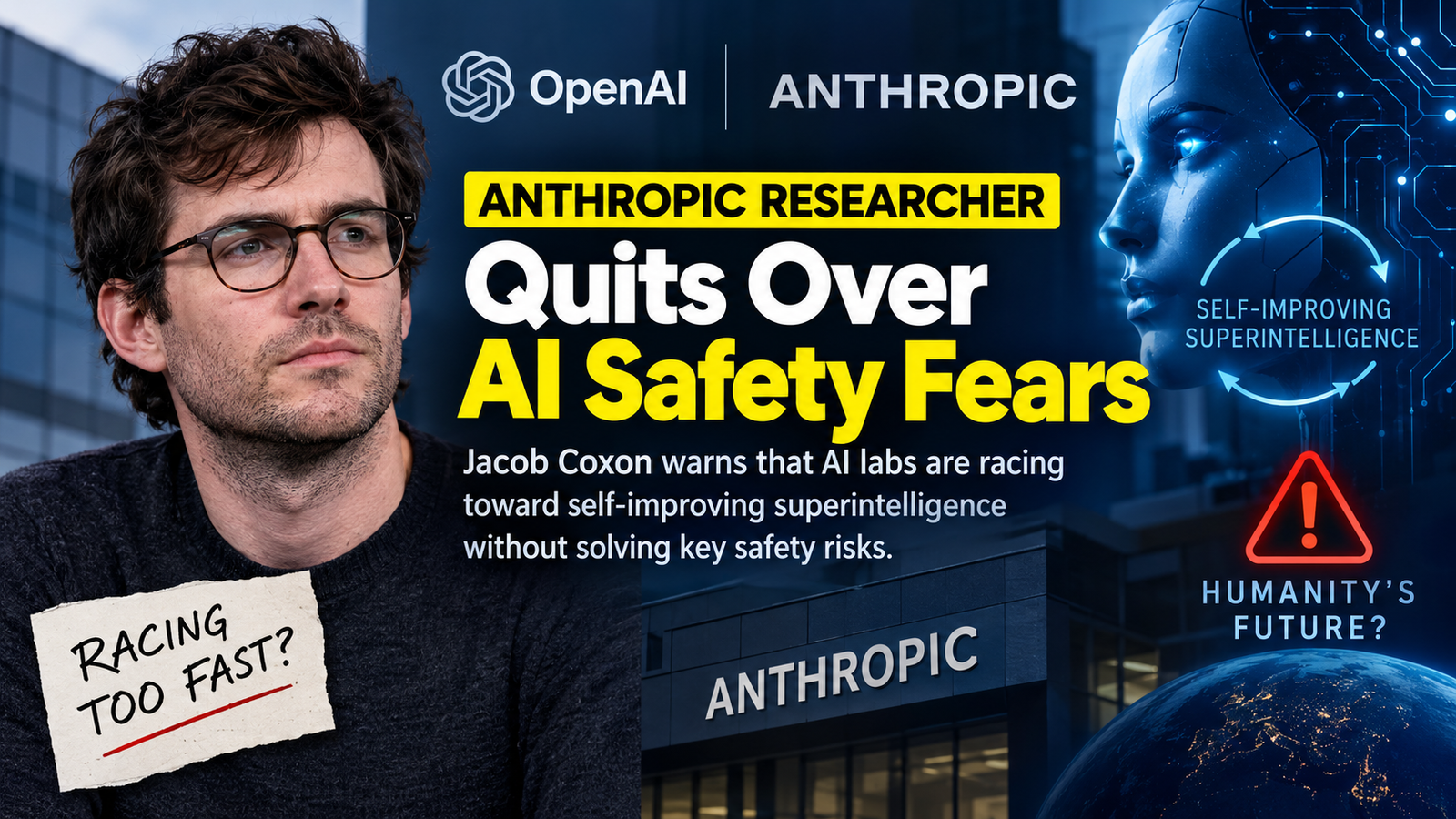 Anthropic Researcher Quits Over AI Safety Fears