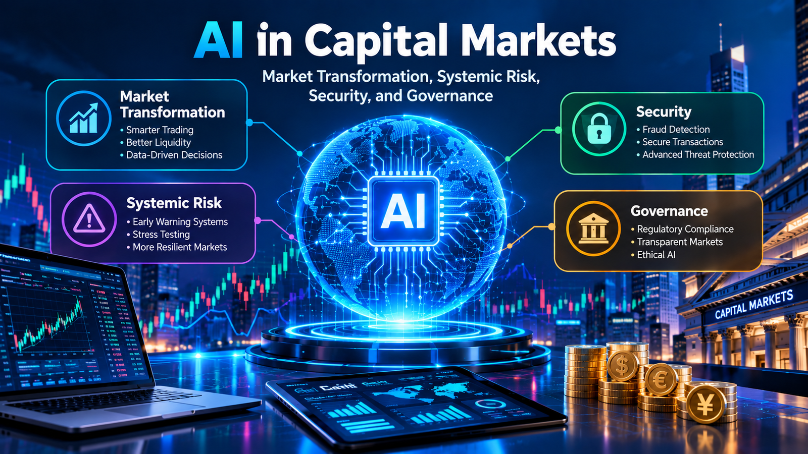 AI in Capital Markets: Security, Privacy, and Governance