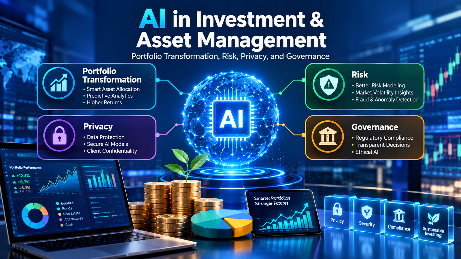 AI in Investment: Risk, Privacy, and Governance