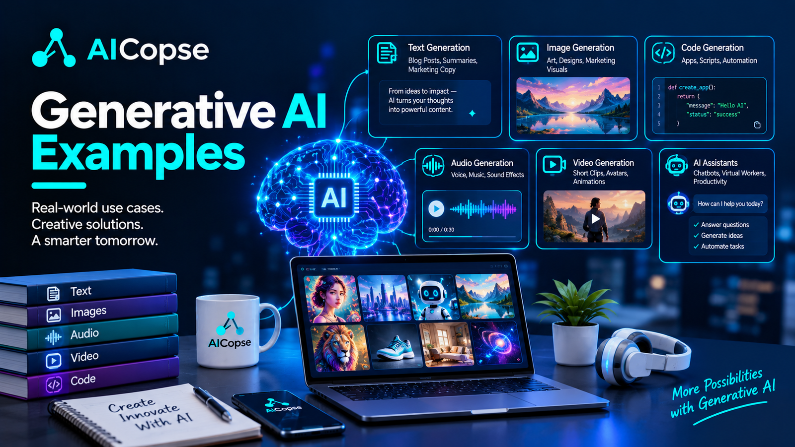 Best Generative AI Examples & Tools (2026-2027 Guide) 1 generative ai examples